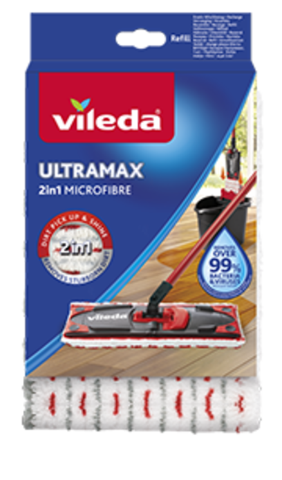 3 Pièces pour Vileda Balai Serpillere Recharge Absorbante Microfibre Kit,  pour Vileda Ultramax Mop/UltraMax Plus/Easy Wring UltraMax Recharge, pour  Enlevez les Taches Sales Gardez le Sol Propre : : Cuisine et Maison